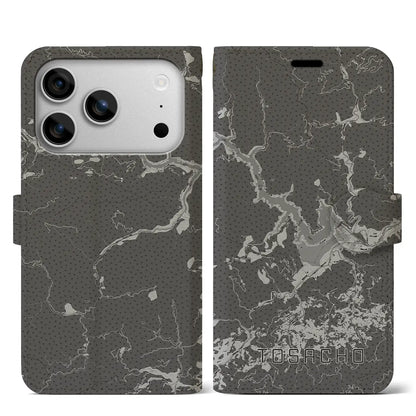 【土佐町（高知県）】地図柄iPhoneケース（手帳タイプ）