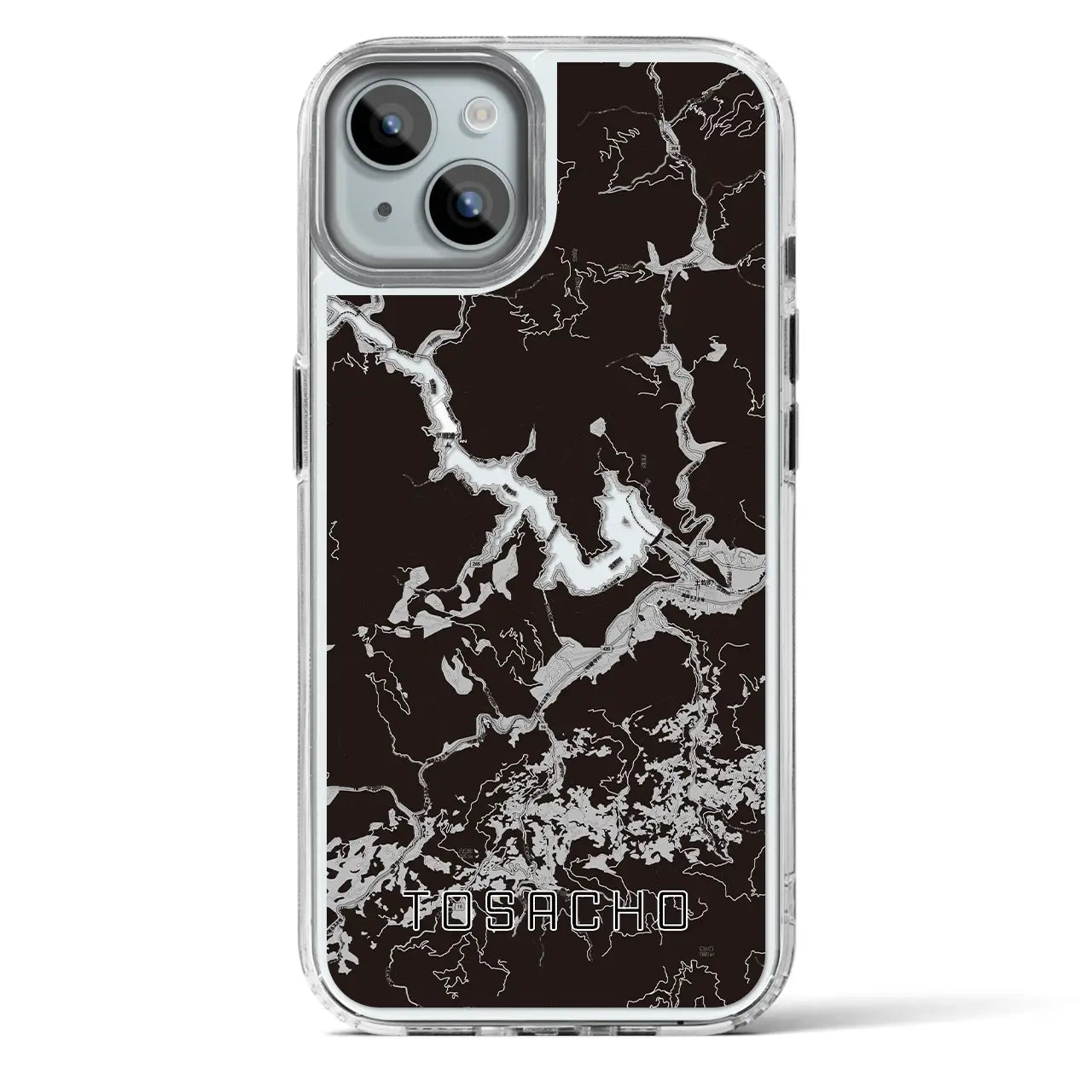 【土佐町（高知県）】地図柄iPhoneケース（MagSafeタイプ）