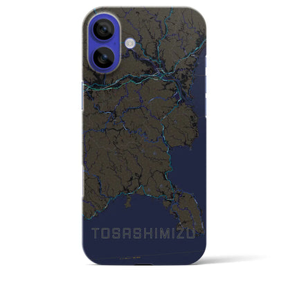 【土佐清水（高知県）】地図柄iPhoneケース（バックカバータイプ）