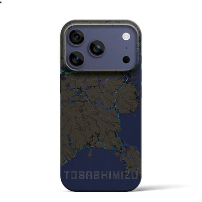 【土佐清水（高知県）】地図柄iPhoneケース（バックカバータイプ）