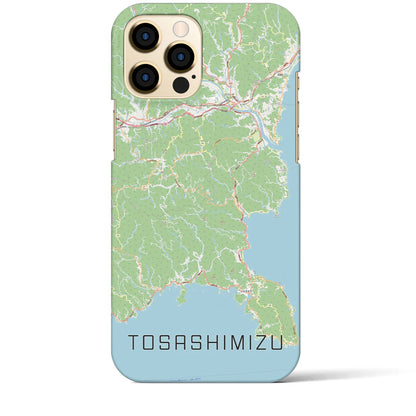 【土佐清水（高知県）】地図柄iPhoneケース（バックカバータイプ）