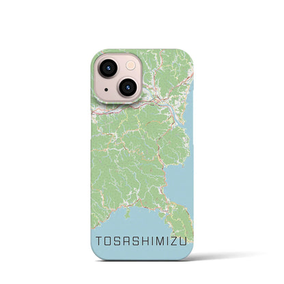 【土佐清水（高知県）】地図柄iPhoneケース（バックカバータイプ）