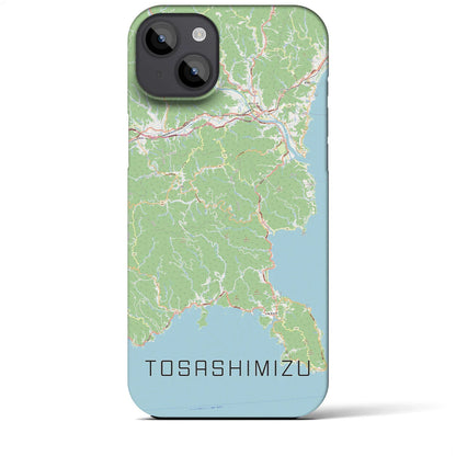 【土佐清水（高知県）】地図柄iPhoneケース（バックカバータイプ）