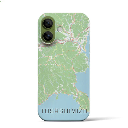 【土佐清水（高知県）】地図柄iPhoneケース（バックカバータイプ）