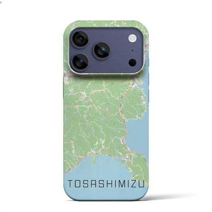 【土佐清水（高知県）】地図柄iPhoneケース（バックカバータイプ）