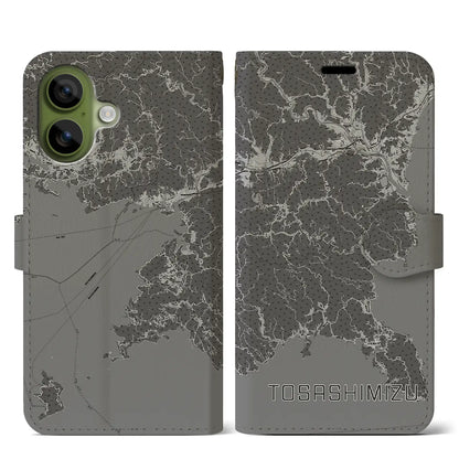 【土佐清水（高知県）】地図柄iPhoneケース（手帳タイプ）