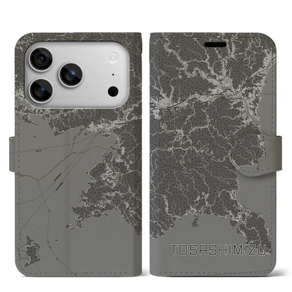 【土佐清水（高知県）】地図柄iPhoneケース（手帳タイプ）