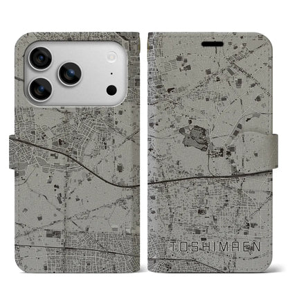 【豊島園（東京都）】地図柄iPhoneケース（手帳タイプ）