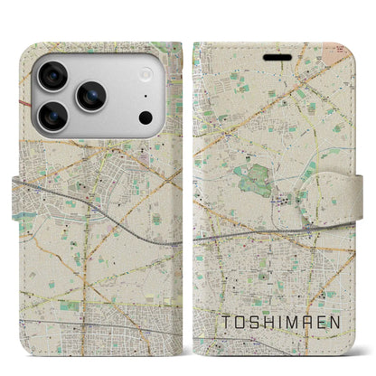 【豊島園（東京都）】地図柄iPhoneケース（手帳タイプ）