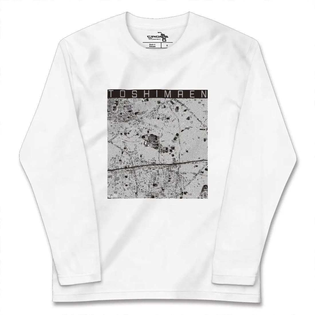 【豊島園（東京都）】地図柄ロングスリーブTシャツ