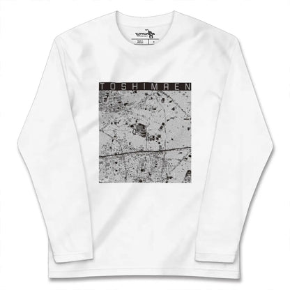 【豊島園（東京都）】地図柄ロングスリーブTシャツ