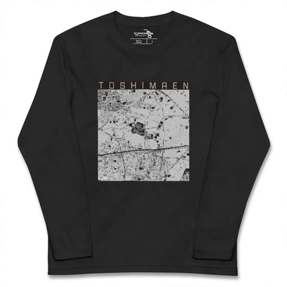 【豊島園（東京都）】地図柄ロングスリーブTシャツ