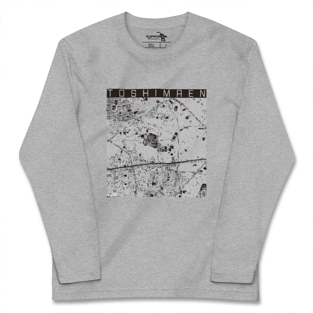 【豊島園（東京都）】地図柄ロングスリーブTシャツ