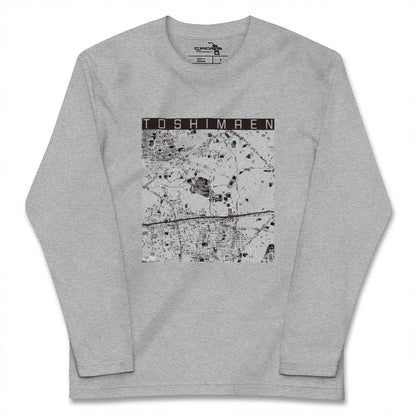 【豊島園（東京都）】地図柄ロングスリーブTシャツ