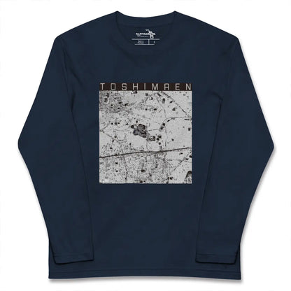 【豊島園（東京都）】地図柄ロングスリーブTシャツ