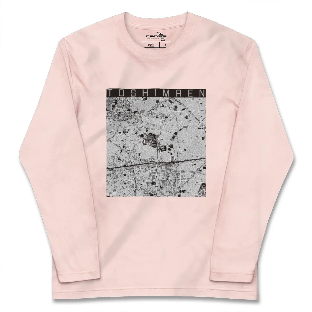 【豊島園（東京都）】地図柄ロングスリーブTシャツ
