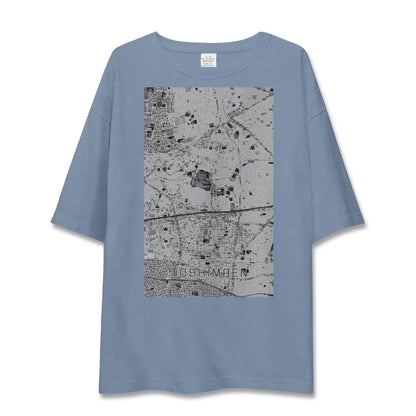 【豊島園（東京都）】地図柄ビッグシルエットTシャツ