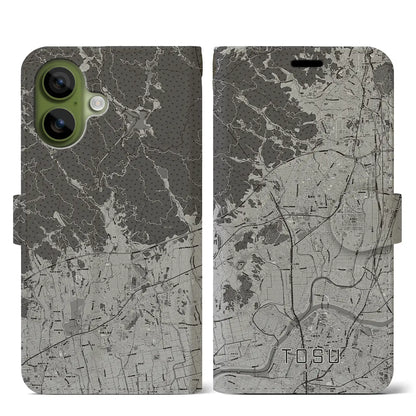 【鳥栖（佐賀県）】地図柄iPhoneケース（手帳タイプ）