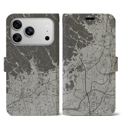 【鳥栖（佐賀県）】地図柄iPhoneケース（手帳タイプ）