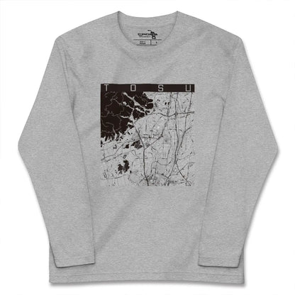 【鳥栖（佐賀県）】地図柄ロングスリーブTシャツ