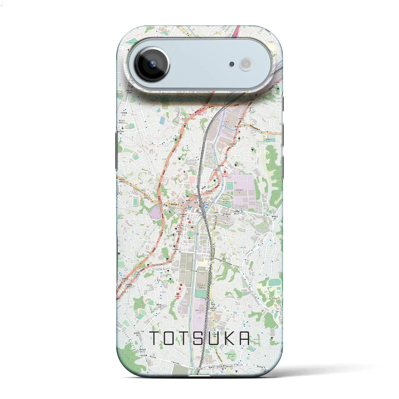 【戸塚（神奈川県）】地図柄iPhoneケース（バックカバータイプ）