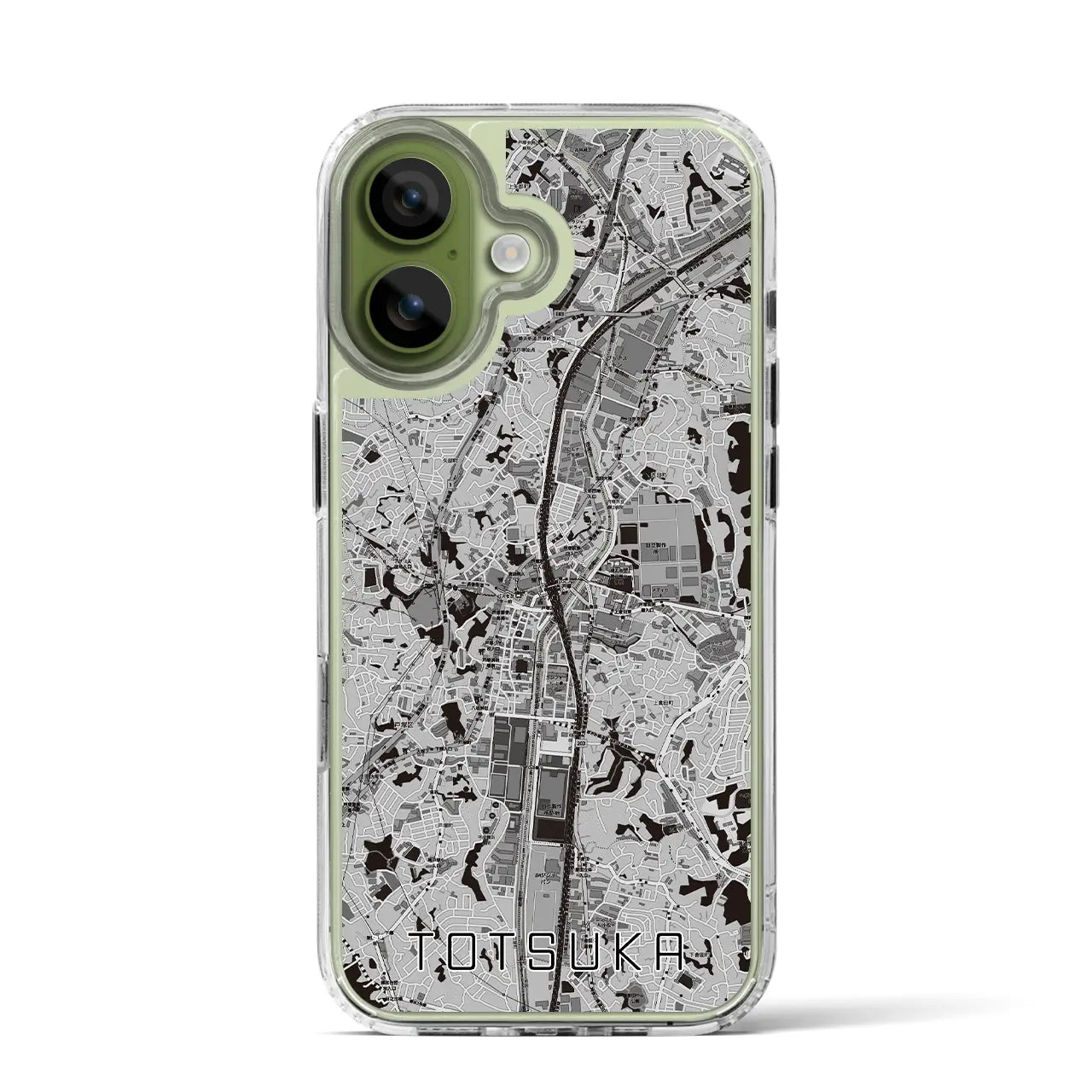 【戸塚（神奈川県）】地図柄iPhoneケース（MagSafeタイプ）