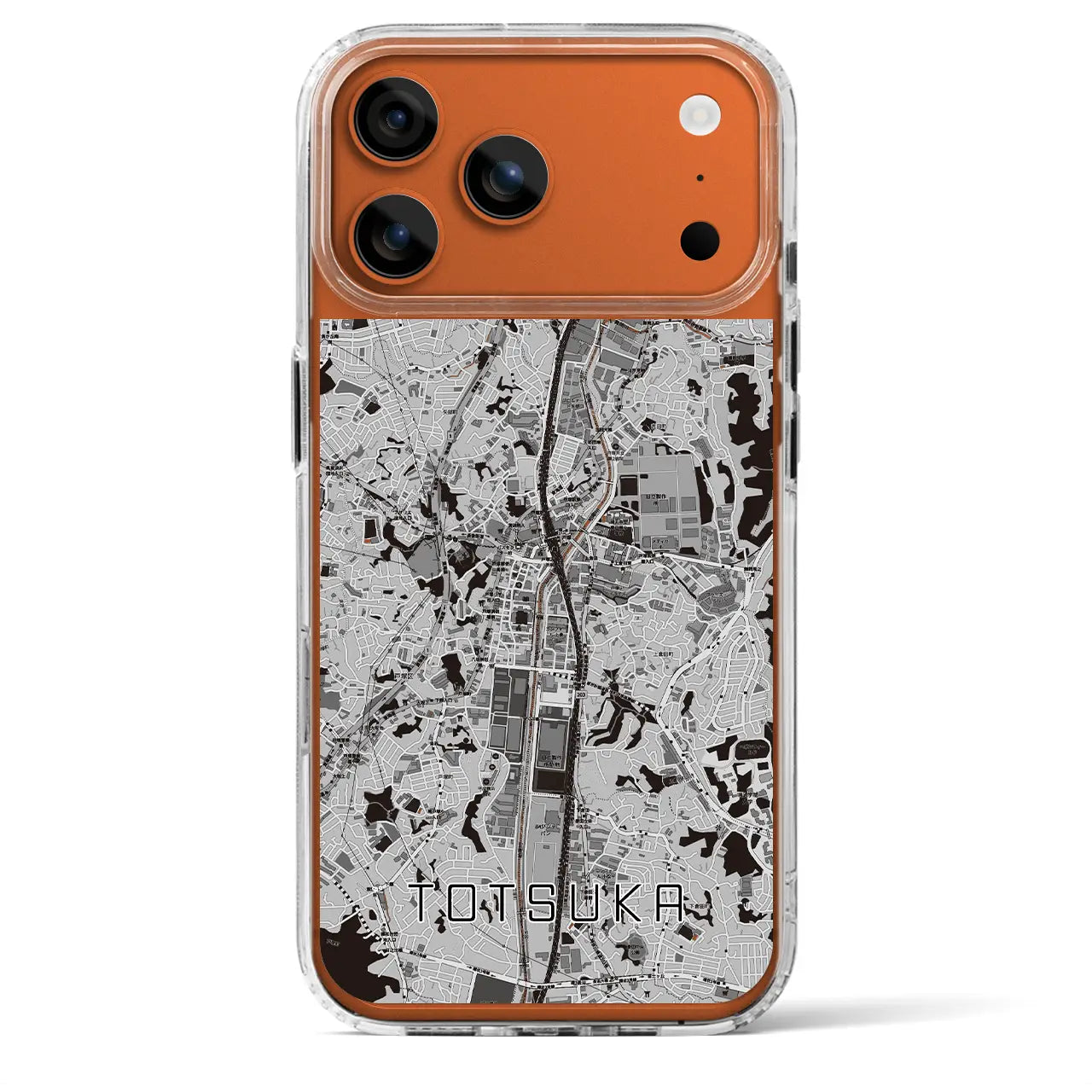 【戸塚（神奈川県）】地図柄iPhoneケース（MagSafeタイプ）