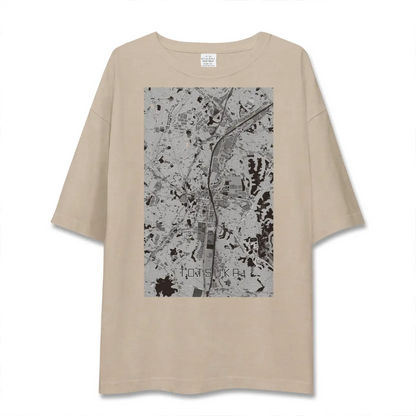 【戸塚（神奈川県）】地図柄ビッグシルエットTシャツ