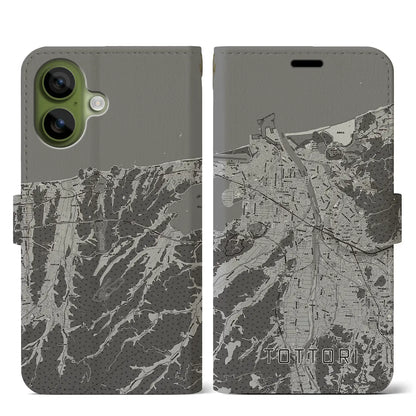 【鳥取（鳥取県）】地図柄iPhoneケース（手帳タイプ）