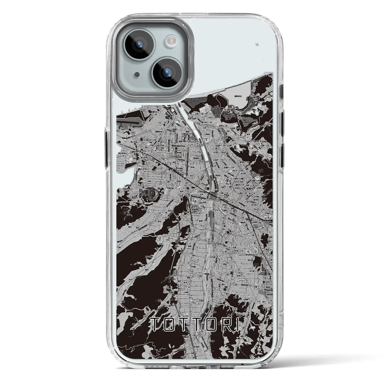 【鳥取（鳥取県）】地図柄iPhoneケース（MagSafeタイプ）
