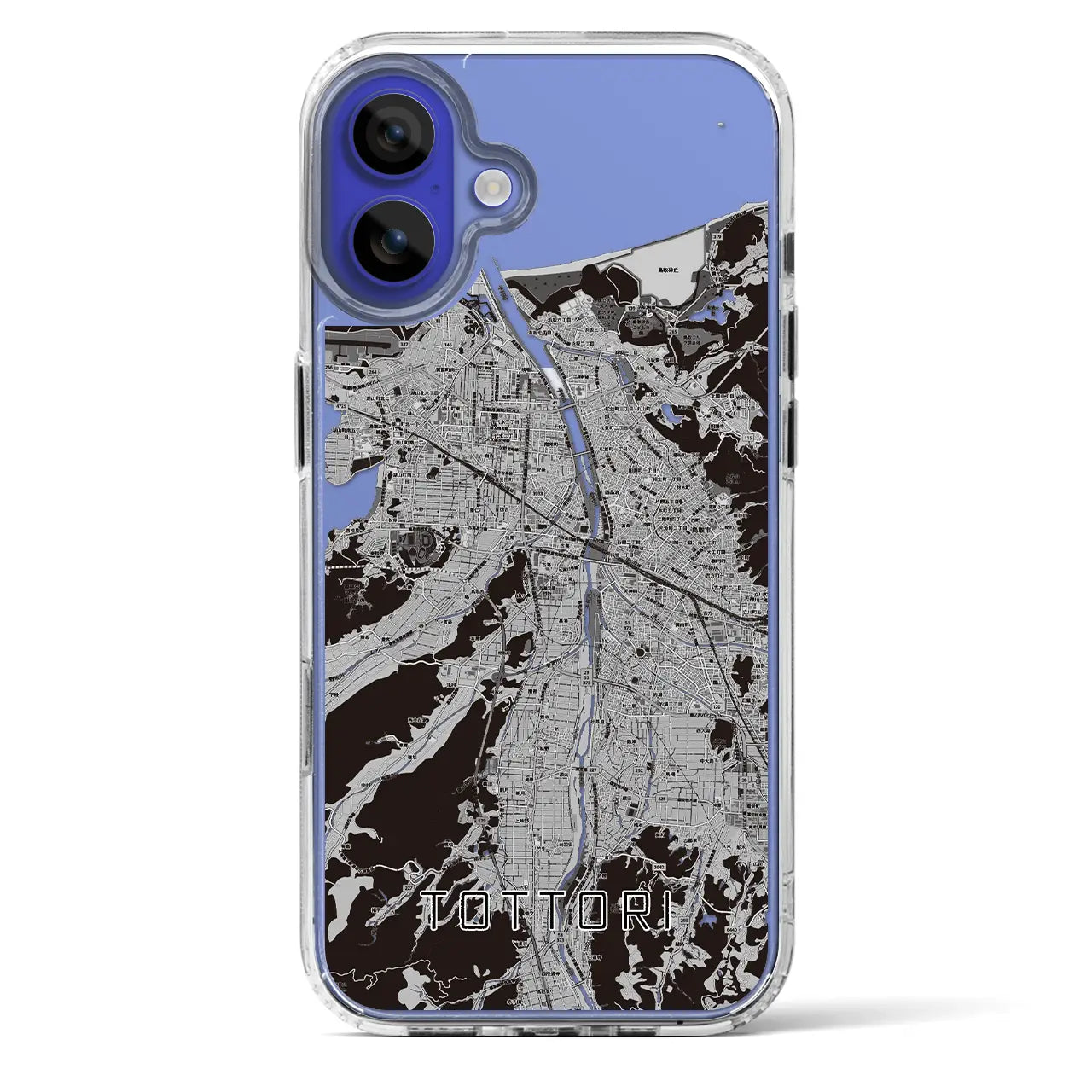 【鳥取（鳥取県）】地図柄iPhoneケース（MagSafeタイプ）
