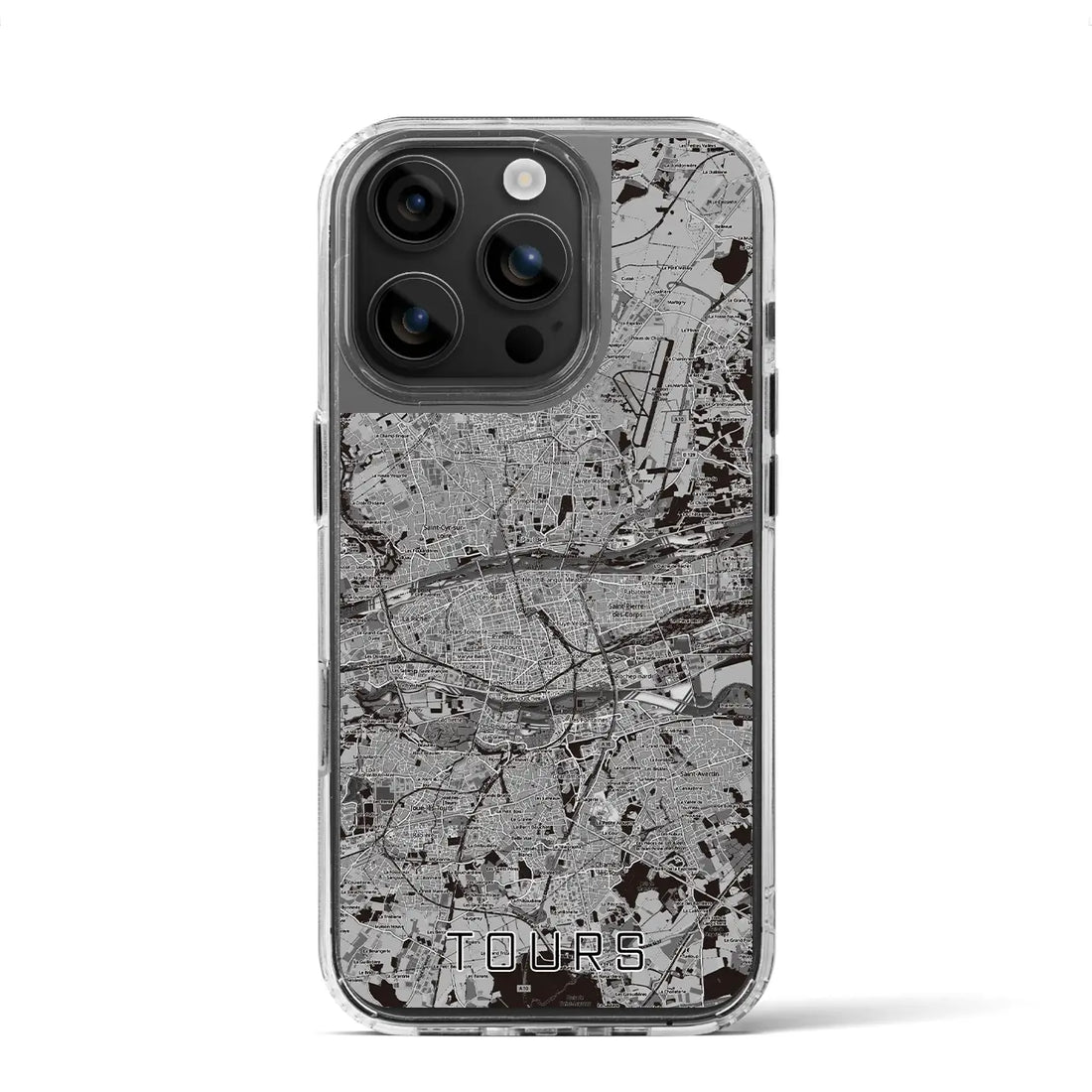 【トゥール（フランス）】地図柄iPhoneケース（MagSafeタイプ）