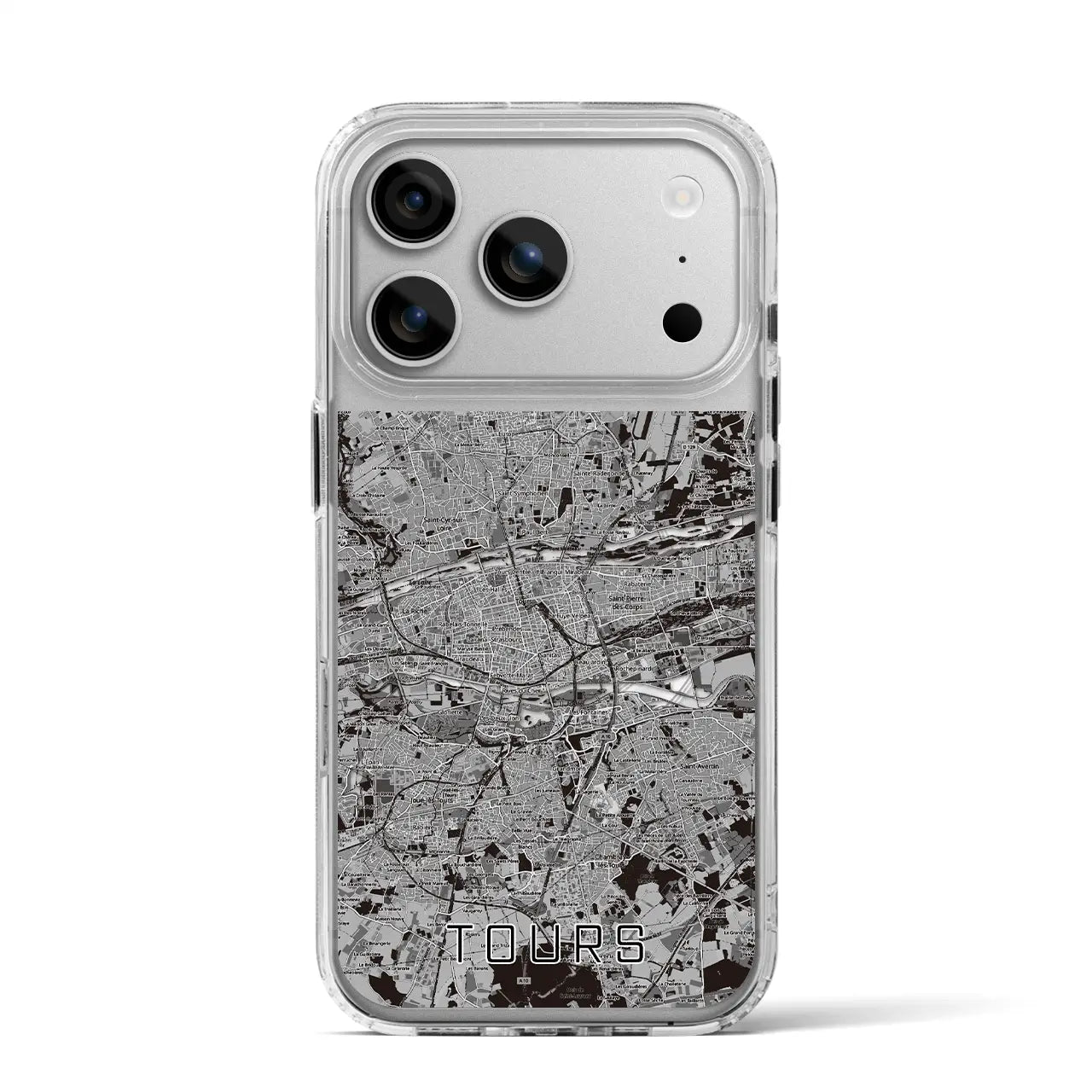 【トゥール（フランス）】地図柄iPhoneケース（MagSafeタイプ）