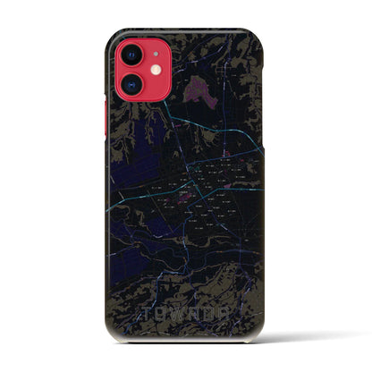 【十和田（青森県）】地図柄iPhoneケース（バックカバータイプ）