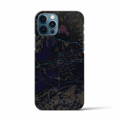 【十和田（青森県）】地図柄iPhoneケース（バックカバータイプ）