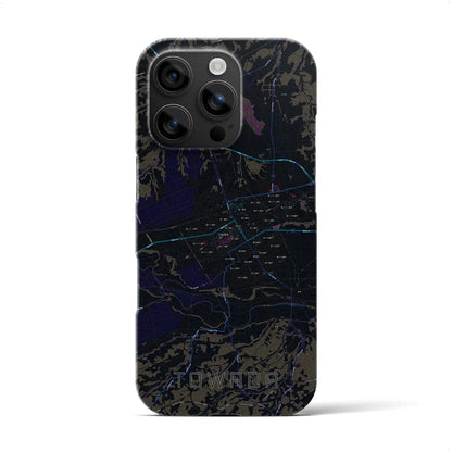 【十和田（青森県）】地図柄iPhoneケース（バックカバータイプ）