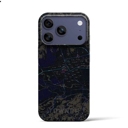 【十和田（青森県）】地図柄iPhoneケース（バックカバータイプ）