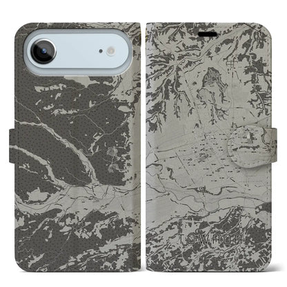 【十和田（青森県）】地図柄iPhoneケース（手帳タイプ）