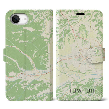 【十和田（青森県）】地図柄iPhoneケース（手帳タイプ）