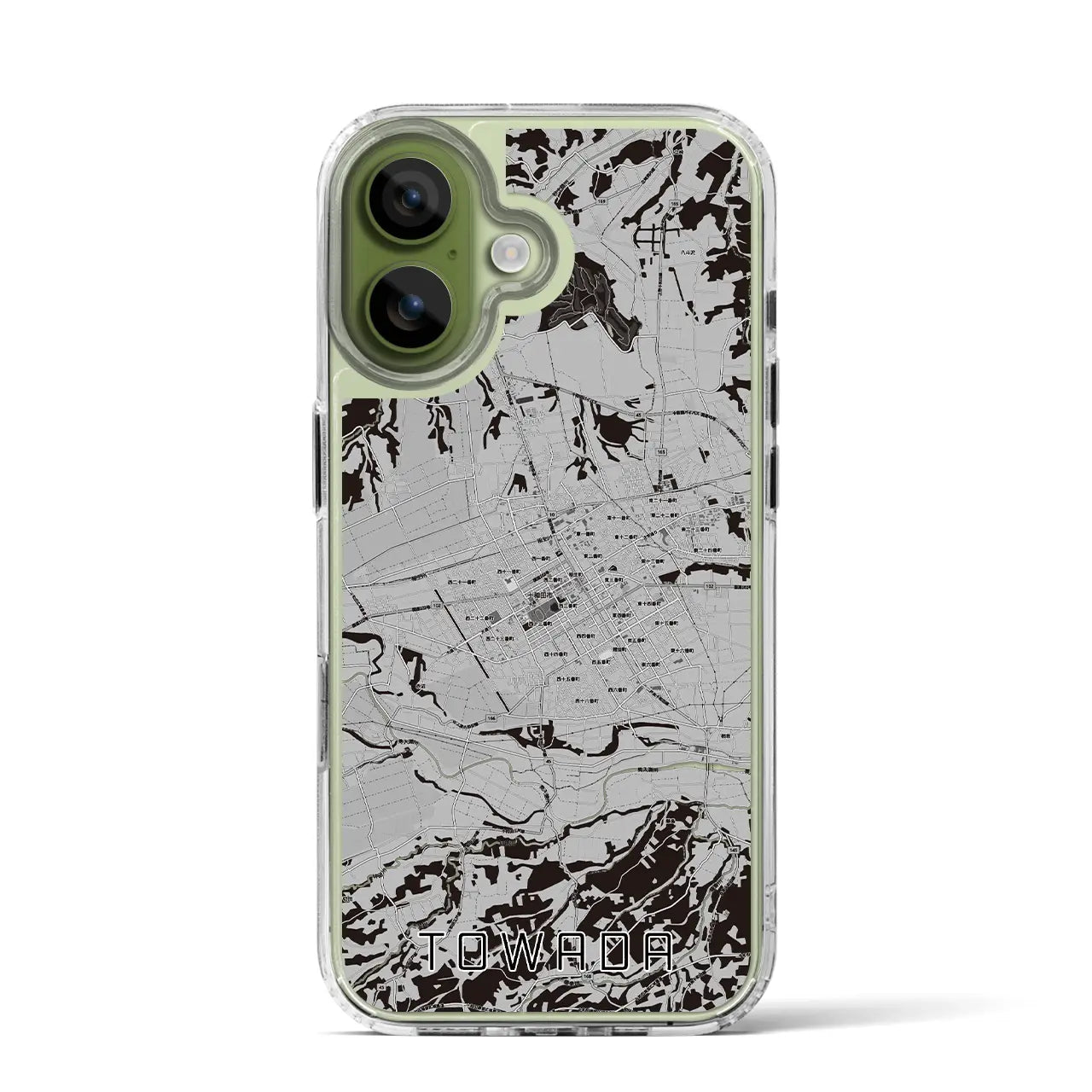 【十和田（青森県）】地図柄iPhoneケース（MagSafeタイプ）