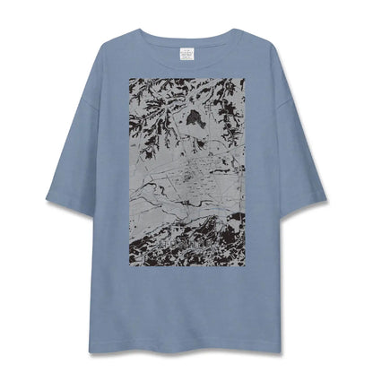 【十和田（青森県）】地図柄ビッグシルエットTシャツ