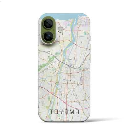 【富山（富山県）】地図柄iPhoneケース（バックカバータイプ）