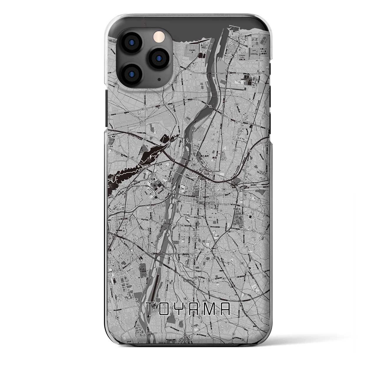 【富山（富山県）】地図柄iPhoneケース（クリアタイプ）