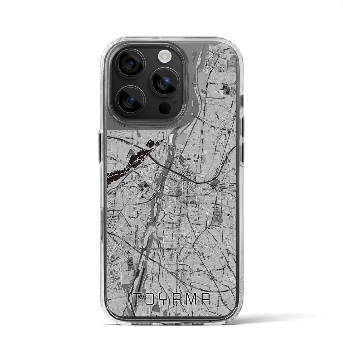 【富山（富山県）】地図柄iPhoneケース（MagSafeタイプ）