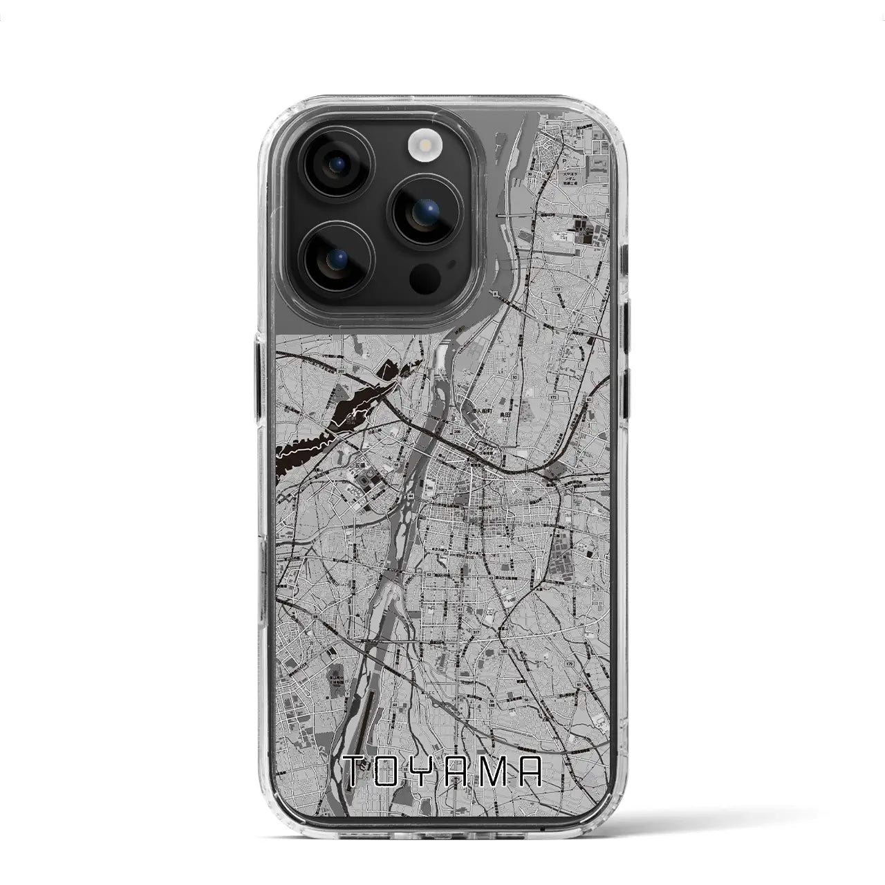 【富山（富山県）】地図柄iPhoneケース（MagSafeタイプ）