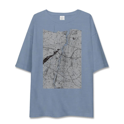 【富山（富山県）】地図柄ビッグシルエットTシャツ