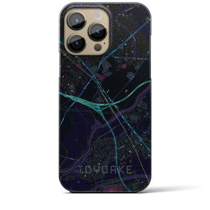 【豊明（愛知県）】地図柄iPhoneケース（バックカバータイプ）