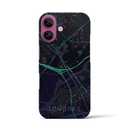 【豊明（愛知県）】地図柄iPhoneケース（バックカバータイプ）