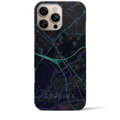 【豊明（愛知県）】地図柄iPhoneケース（バックカバータイプ）