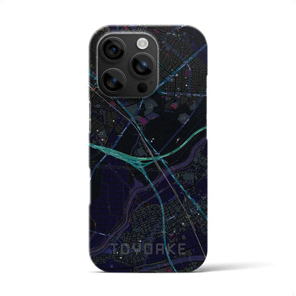 【豊明（愛知県）】地図柄iPhoneケース（バックカバータイプ）